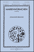 Marienwurmchen Unison choral sheet music cover Thumbnail